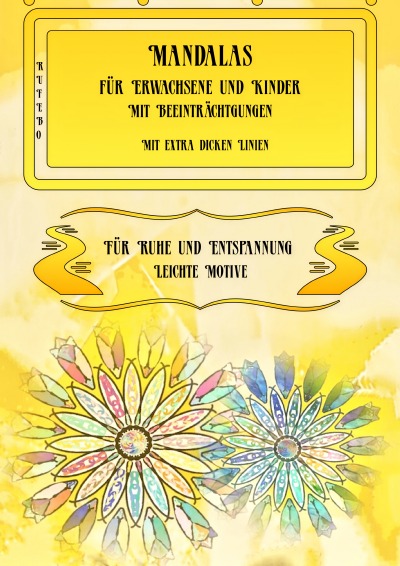 'Cover von Mandalas für Erwachsene und Kinder mit Beeinträchtigungen'-Cover