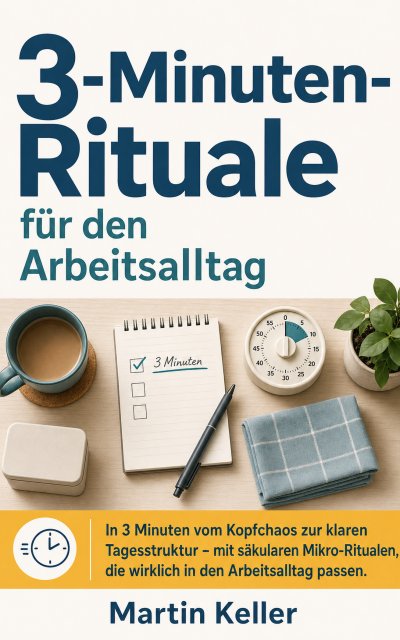 'Cover von 3‑Minuten‑Rituale für den Arbeitsalltag'-Cover