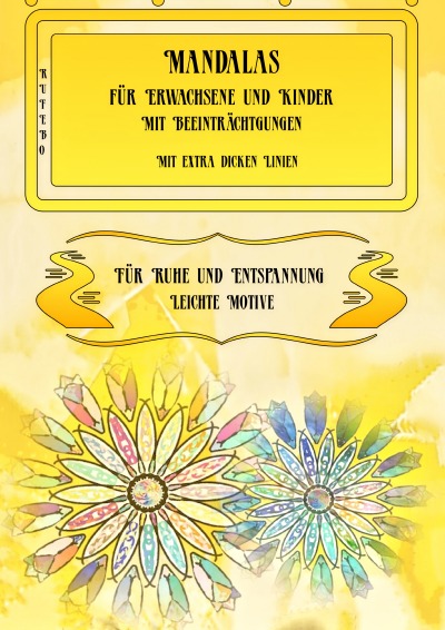 'Cover von Mandalas für Erwachsene und Kinder mit Beeinträchtigungen'-Cover