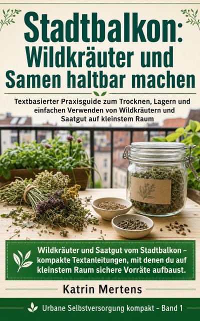 'Cover von Stadtbalkon: Wildkräuter und Samen haltbar machen'-Cover