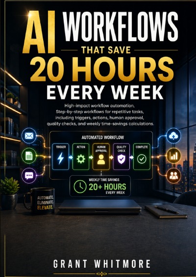 'Cover von AI Workflows That Save 20 Hours Every Week'-Cover