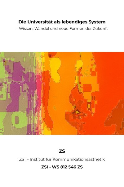 'Cover von Die Universität als lebendiges System – Wissen, Wandel und neue Formen der Zukunft – ZSI – WS 812 546 ZS'-Cover