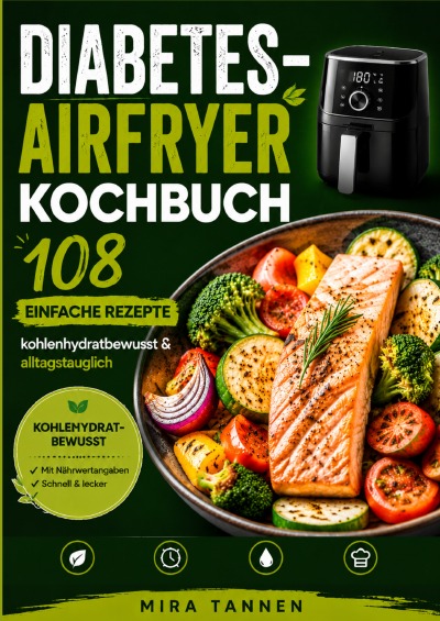 'Cover von Diabetes-Airfryer Kochbuch'-Cover