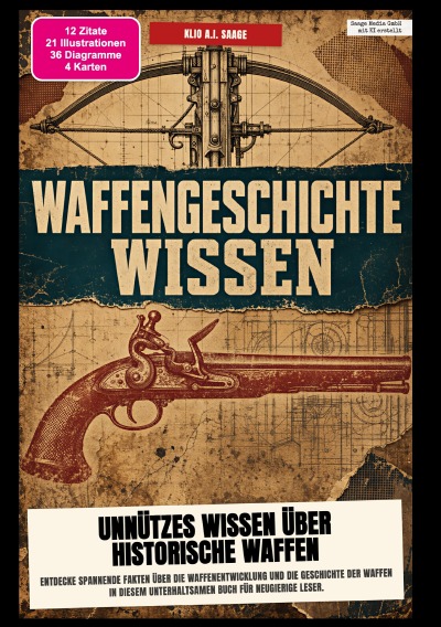 'Cover von Waffengeschichte-Wissen: Unnützes Wissen über historische Waffen'-Cover