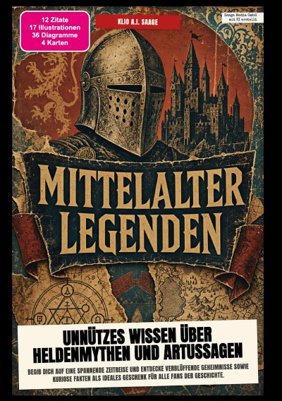 'Cover von Mittelalter-Legenden: Unnützes Wissen über Heldenmythen und Artussagen'-Cover