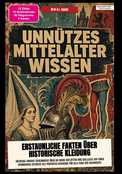 'Cover von Unnützes Mittelalter-Wissen: Erstaunliche Fakten über historische Kleidung'-Cover