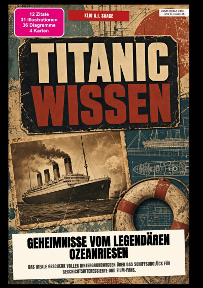 'Cover von Titanic-Wissen: Geheimnisse vom legendären Ozeanriesen'-Cover
