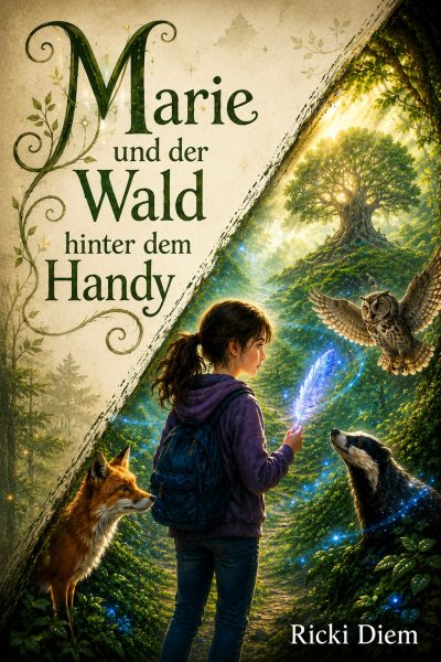 'Cover von Marie und der Wald hinter dem Handy'-Cover