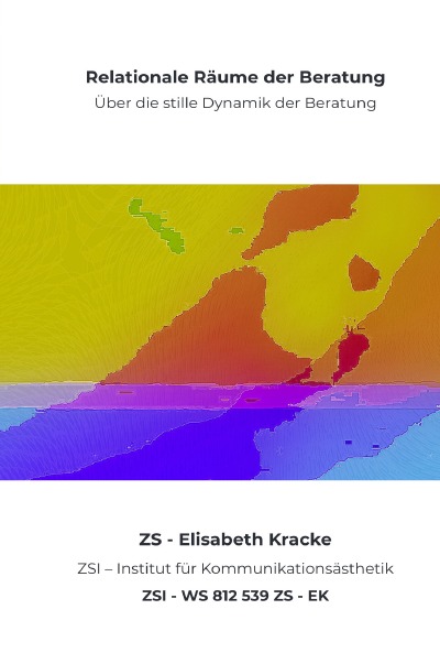 'Cover von Relationale Räume der Beratung – ZSI – WS 812 539 ZS – EK'-Cover