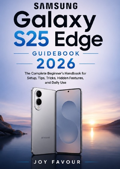 'Cover von Samsung Galaxy S25 Edge Guidebook 2026'-Cover