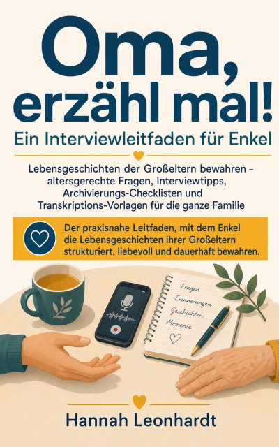 'Cover von Oma, erzähl mal! Ein Interviewleitfaden für Enkel'-Cover