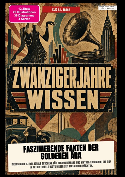 'Cover von Zwanzigerjahre-Wissen: Faszinierende Fakten der goldenen Ära'-Cover
