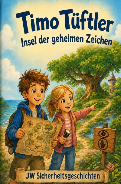 'Cover von Timo Tüftler und die Insel der geheimen Zeichen'-Cover