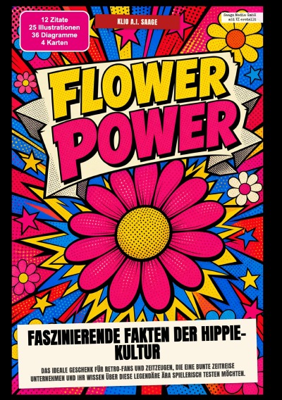 'Cover von Flower Power: Faszinierende Fakten der Hippie-Kultur'-Cover
