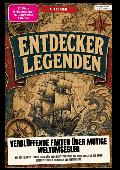 'Cover von Entdecker-Legenden: Verblüffende Fakten über mutige Weltumsegler'-Cover
