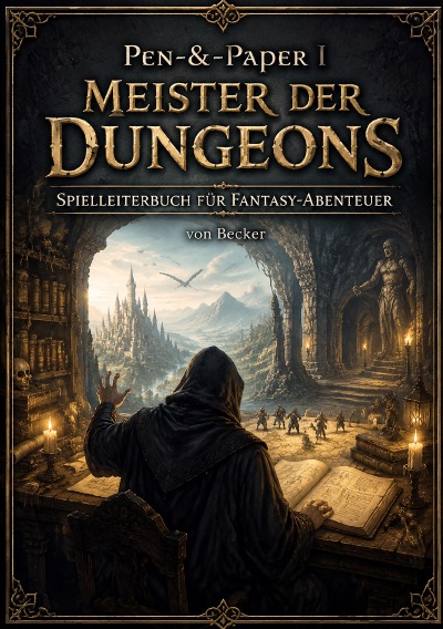 'Cover von Pen-&-Paper I Meister der Dungeons – Spielleiterbuch für Fantasy-Abenteuer'-Cover