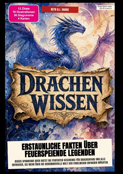 'Cover von Drachen-Wissen: Erstaunliche Fakten über feuerspeiende Legenden'-Cover