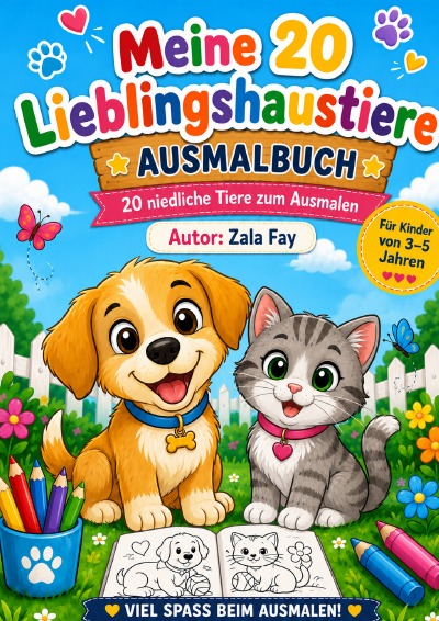 'Cover von Meine 20 Lieblingshaustiere'-Cover
