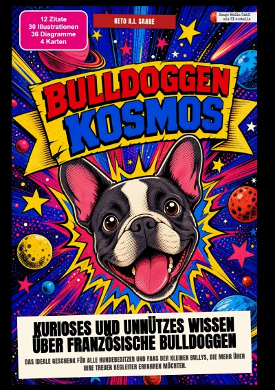 'Cover von Bulldoggen-Kosmos: Kurioses und unnützes Wissen über französische Bulldoggen'-Cover