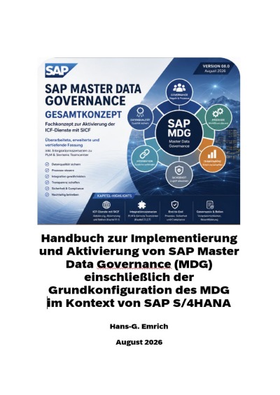 'Cover von SAP-MDG-Handbuch zu SAP Master Data Governance Basis Configuration – Aktivierung der Grundeinstellungen'-Cover