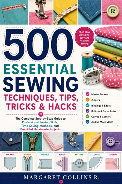 'Cover von 500 Essential Sewing Techniques, Tips, Tricks & Hacks'-Cover
