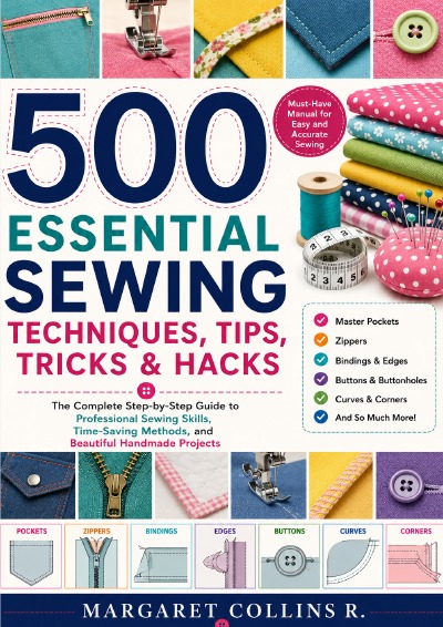 'Cover von 500 Essential Sewing Techniques, Tips, Tricks & Hacks'-Cover