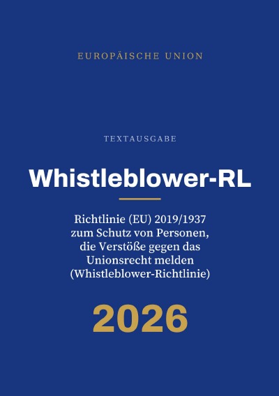 'Cover von Whistleblower-RL – Whistleblower-Richtlinie'-Cover