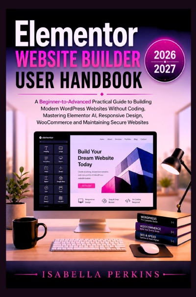 'Cover von Elementor Website Builder User Handbook'-Cover