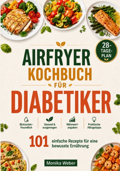 'Cover von Airfryer Kochbuch für Diabetiker'-Cover