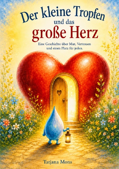 'Cover von Der kleine Tropfen und das große Herz'-Cover