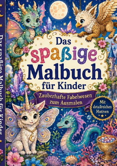 'Cover von Das spaßige Malbuch für Kinder'-Cover
