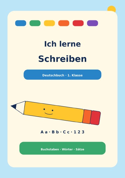 'Cover von Ich lerne schreiben'-Cover