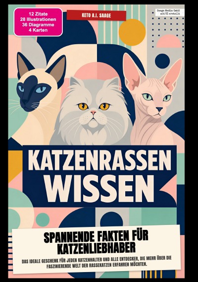 'Cover von Katzenrassen-Wissen: Spannende Fakten für Katzenliebhaber'-Cover