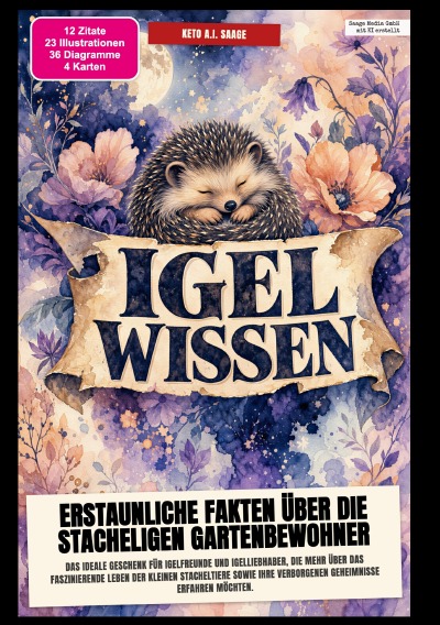'Cover von Igel-Wissen: Erstaunliche Fakten über die stacheligen Gartenbewohner'-Cover