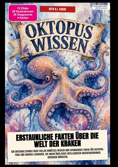 'Cover von Oktopus-Wissen: Erstaunliche Fakten über die Welt der Kraken'-Cover