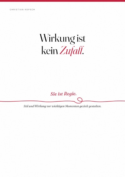 'Cover von Wirkung ist kein Zufall.'-Cover