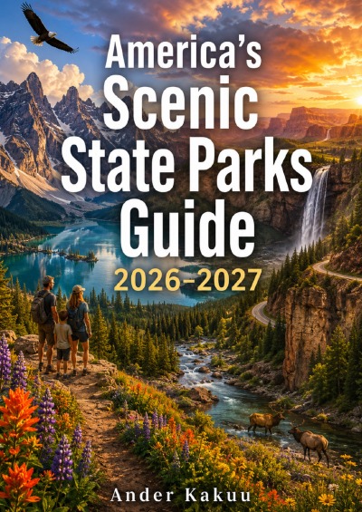 'Cover von America’s Scenic State Parks Guide 2026–2027'-Cover