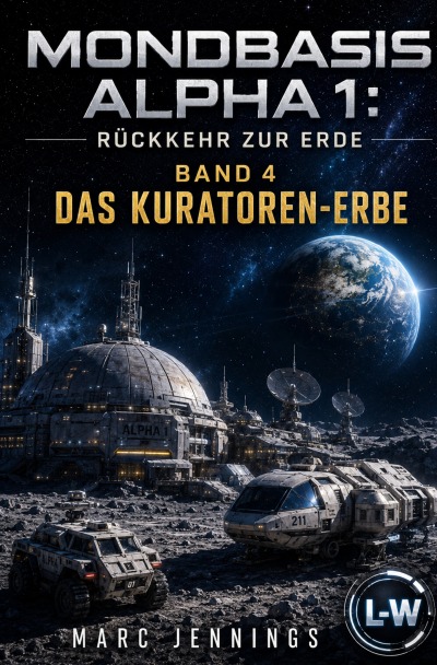 'Cover von MONDBASIS ALPHA 1: RÜCKKEHR ZUR ERDE – Band 4 –  Das Kuratoren-Erbe'-Cover