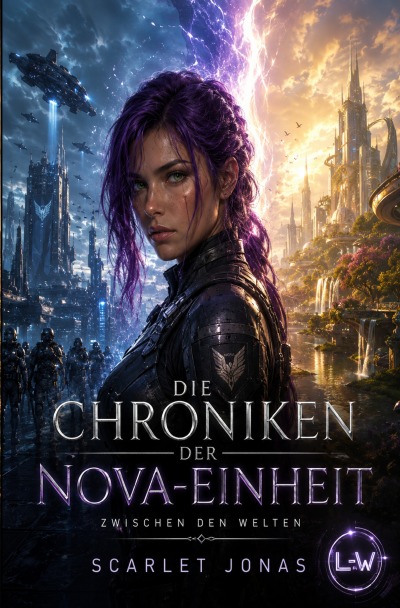 'Cover von Die Chroniken der Nova-Einheit . Zwischen den Welten'-Cover