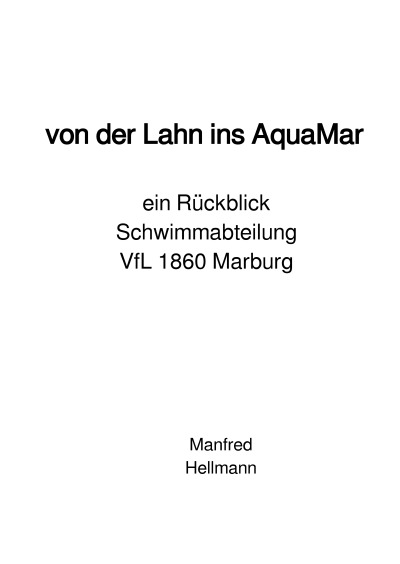 'Cover von von der Lahn in das AquaMar'-Cover