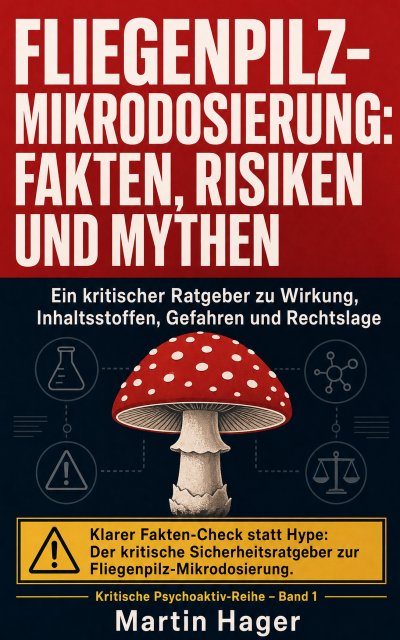 'Cover von Fliegenpilz-Mikrodosierung: Fakten, Risiken und Mythen'-Cover