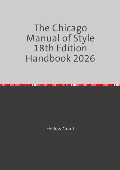 'Cover von The Chicago Manual of Style 18th Edition Handbook 2026'-Cover