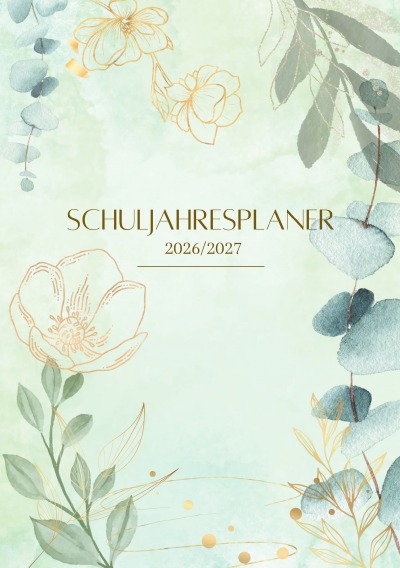 'Cover von Schuljahresplaner 2026/2027'-Cover
