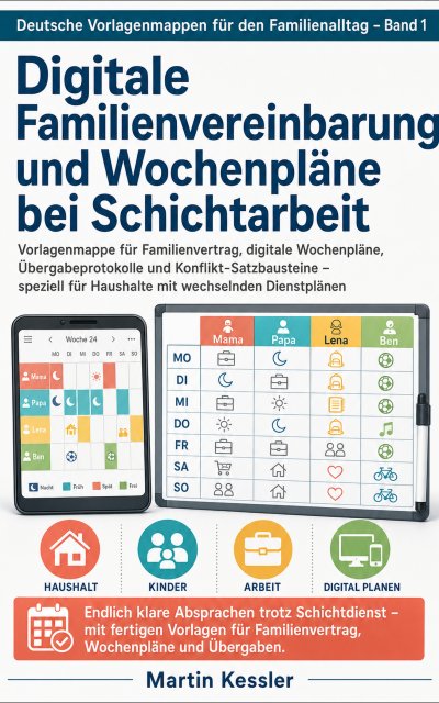 'Cover von Digitale Familienvereinbarung und Wochenpläne bei Schichtarbeit'-Cover