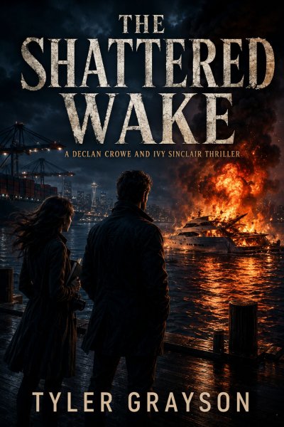 'Cover von The Shattered Wake — A Declan Crowe and Ivy Sinclair Thriller'-Cover