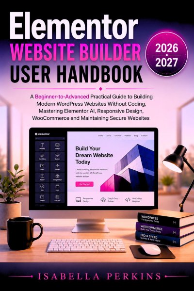 'Cover von Elementor Website Builder User Handbook'-Cover