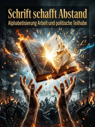 'Cover von Schrift schafft Abstand'-Cover