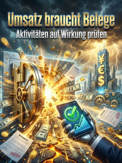 'Cover von Umsatz braucht Belege'-Cover