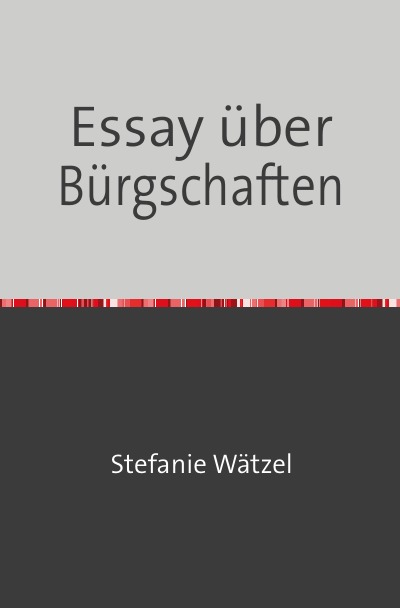 'Cover von Essay über Bürgschaften'-Cover