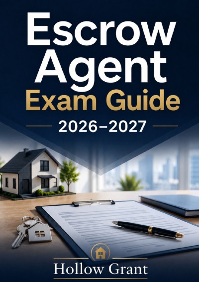 'Cover von Escrow Agent Exam Guide 2026–2027'-Cover